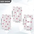 thumbnail image 7 of Yayeee Toggle Light Switch Wall Plate 1-Gang 4.5"x2.7" Home Decorative Outlet Cover, Pink Polka Dots, 7 of 7