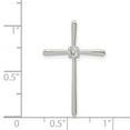 thumbnail image 3 of Sterling Silver Cubic Zirconia Cross Pendant, 3 of 3