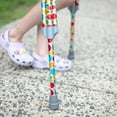 thumbnail image 4 of My Crutches-Fashion Designed Colored Youth Junior Crutches for Kids/Teens/Adults w Adjustable Handgrip & Length  Lightweight  Durable Aluminum w Underarm Pad (Polka Dots  for Heights 4'5" to 5'2"), 4 of 4