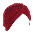 thumbnail image 2 of Women Turbans Knot Pre Tied Bonnet Cap Headwraps Hats, 2 of 4