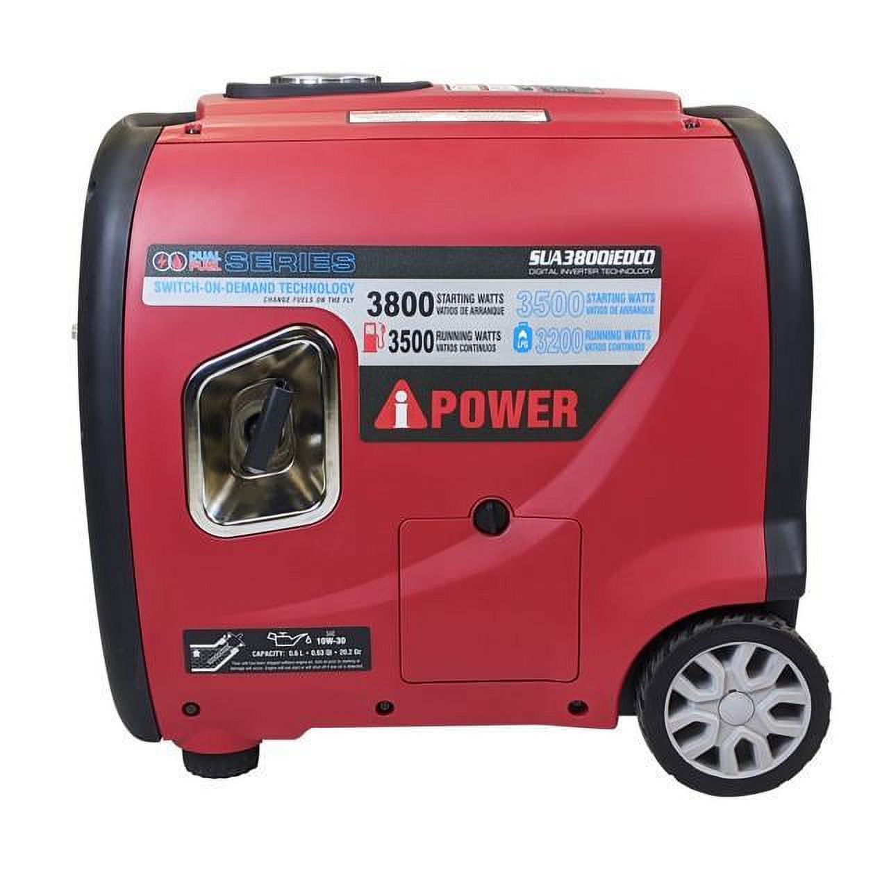 A-IPOWER Dual Fuel Generator SUA3800iED - image 2 of 7