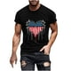 thumbnail image 2 of Tops para hombre, blusas y camisas de manga corta con cuello redondo para hombre, jersey informal de moda con estampado para hombre, camiseta de manga corta con cuello redondo, blusa de poliéster para, 2 of 5