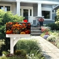 thumbnail image 2 of Fall Mailbox Covers Magnetic Standard Size 18x21 Inch Autumn Harvest Pumpkin Maple Leaf Bird Mail Box Cover Thanksgiving Mailboxes Wraps Post Letter Box Cover for Outdoor Garden Yard Decor, 2 of 6