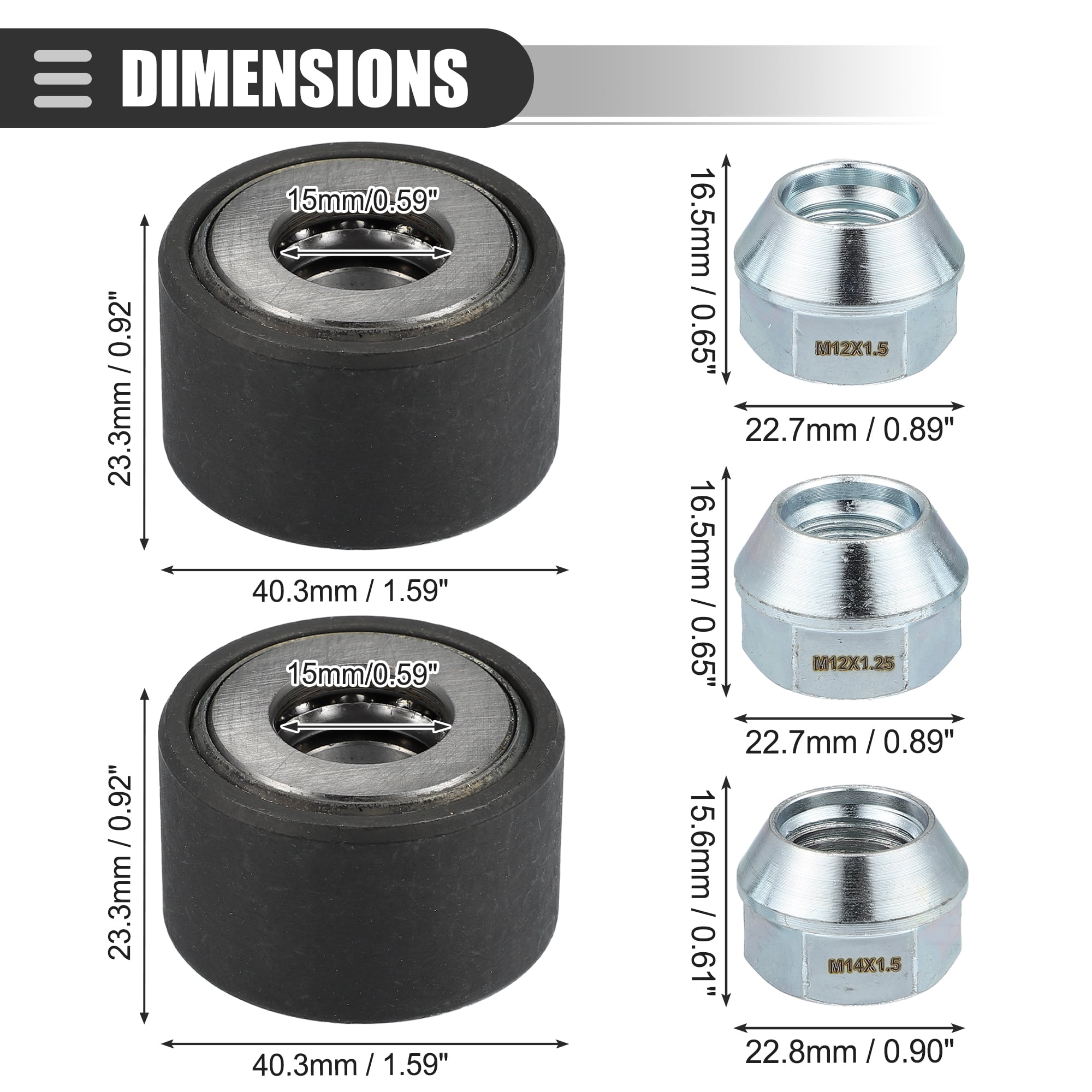 Unique Bargains Wheel Stud Installer Tool with 3/4" Hex Wheel Lug Nuts