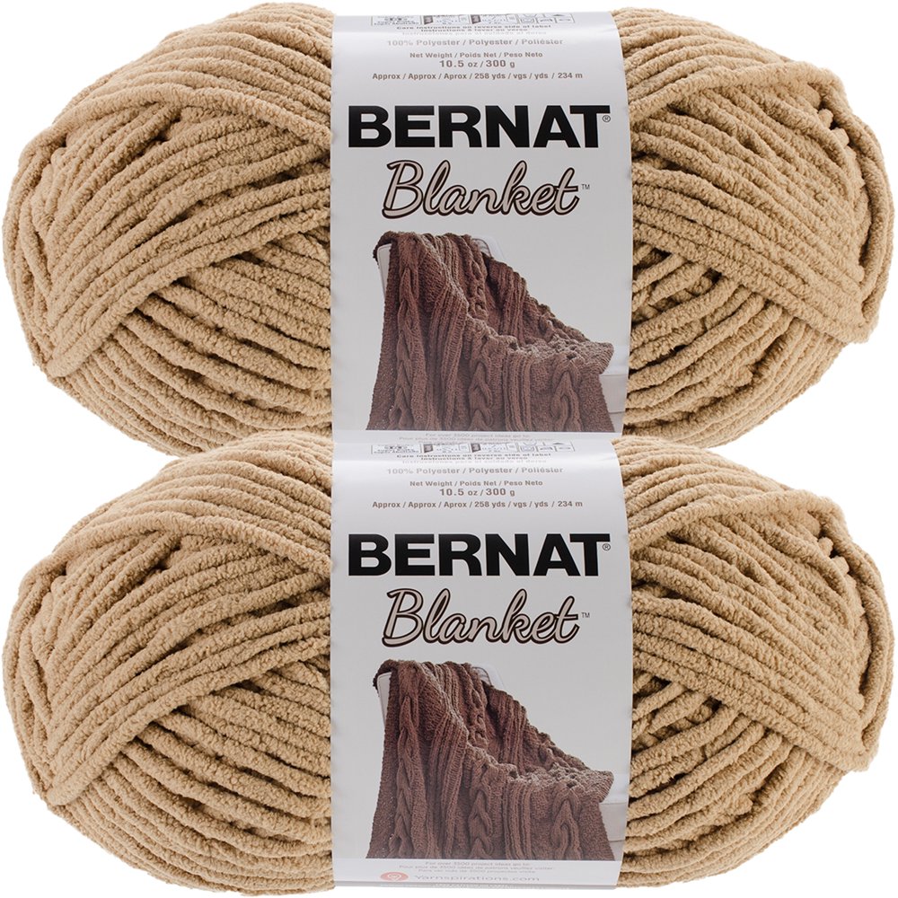 Bernat Blanket Big Ball YarnSand, Multipack Of 2
