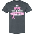 thumbnail image 3 of Inktastic My Wife is a Survivor Breast Cancer Awareness T-Shirt, 3 of 5