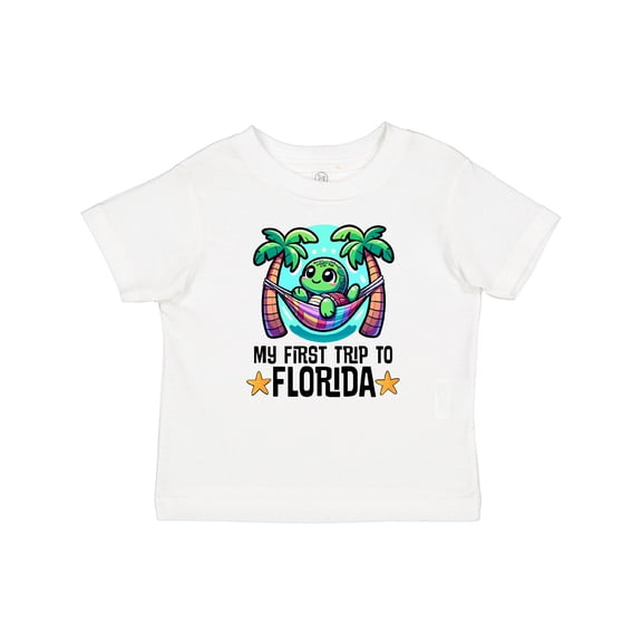 Inktastic First Trip to Florida Funny Beach Boys or Girls Baby T-Shirt