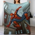 thumbnail image 5 of Spider-Man Throw Blanket Cute Flannel Anime for Girls Boys Men Women, 5 of 7