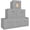 Grey-6 Pack-13 INCH, variant on Fabric Foldable Storage Cubes Beige-10 Pack 11 INCH Closet Office Organization