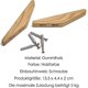 thumbnail image 4 of 6 Piezas Ganchos de Madera Vintage Ganchos de Madera Capacidad de Carga de 5 Kg, Ganchos de Pared Ganchos para Albornoz Ganchos para Sombreros Ganchos para Abrigos Ganchos Multiusos Ganchos, 4 of 4