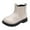 Beige, variant on CAICJ98 Toddler Shoes Toddler Girls Boots Little Kid Shoes Short Boots Girls School Leather Shoes Kids Rubber Boots Size 2 (Beige, 8.5 Toddler)