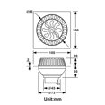 thumbnail image 2 of Thickened stainless steel outdoor floor drain for bathroom-outdoor floor drain for balcony anti-blocking brushed stainless steel outdoor floor drain 1, 2 of 5