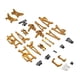thumbnail image 3 of Kits de actualización de metal para amortiguadores de coche RC a escala 1:14, barra de acoplamiento delantera y trasera. Oro, 3 of 9
