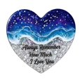 thumbnail image 2 of 2026 Handmade Resin Ocean Pocket Heart, Mini Sea Glass Beach Inspired Ornament, Portable Coastal Themed Pocket Hug Keepsake for Desktop Car Home Decor, Thoughtful Gift for Women Friends, 2 of 6