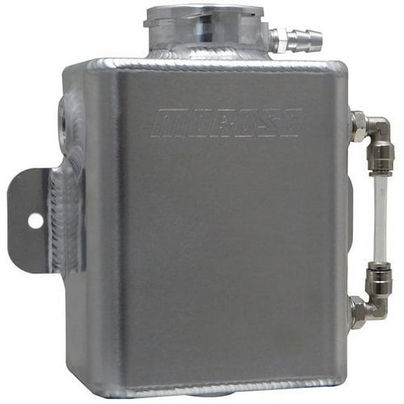 Moroso 63773 Universal Coolant Expansion Tank 1-1/4 Quart Capacity With Sight Tu