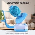 thumbnail image 6 of Electric Yarn Winder for Crocheting, Yarn Ball Winder, Large Automatic Electric YarnWinder, with Spring Stepless Speed YarnWinder, for Knitting Enthusiast Automatic Wool Spinner, 6 of 9