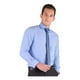thumbnail image 3 of Camisa Vestir Aristos Hombre Azul Algodon Poliester 3005, 3 of 8