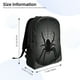 thumbnail image 4 of Disketp Black Spiders Mochila Unisex de Apertura Lateral Completa, Mochila para Laptop para Escuela, Trabajo y Viajes, 4 of 8