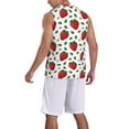 thumbnail image 2 of Sikiie Strawberry Basketball Jersey Reversible Men's Mesh Athletic Sports Shirts Training Practice S-4XLXX-Large, 2 of 6