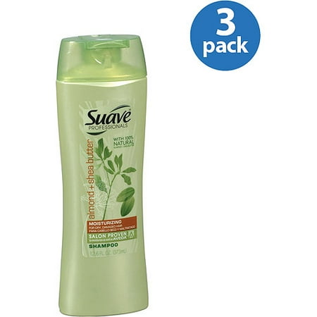 Moisturizing Shampoo Cherry Almond - (3 Pack) Suave Professionals Almond + Shea Butter Moisturizing Shampoo, 12.6 oz