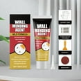 thumbnail image 2 of RuiJiao Wall Repair Kit, 100G Paste, Scraper and Sandpaper for DIY Home Fixes,Quick-Drying, Non-Peeling Crack Filler, 2 of 9