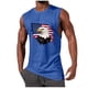 thumbnail image 1 of Tanque Deportivo de Cuello Redondo de la Impresión de la Moda Casual de los Hombres, Blusa de Poliéster sin Mangas para el Uso Diario Al Aire Libre, 1 of 5