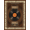Brown, Pattern 7, variant on ODIKA 8'x10' Washable Area Rug Vinyl Record Vintage Concentric Groove Round Cd Disc Retro Music Refined for Dining Room, Large Office, Lounge, Non-Slip Chair-Friendly Mat
