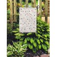 thumbnail image 2 of POGLIP Colorful Pattern Modern Geometric Tiles Abstract Digital Beautiful Blow Delicate Garden Flag Decorative Flag House Banner 12x18 inch, 2 of 2