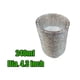 thumbnail image 1 of Sartenes profundas a pastel de hojalata de papel de aluminio desechables, fuerte de caja del congelador de la conductividad del cal 240ml 50Pcs, 1 of 8