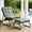 Light Green, variant on Villeston Outdoor Lounge Chair with Ottoman, Comfy Sling Recliner Chair with Puffy Cushion and Foot Stool,Light Green
