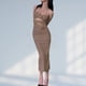thumbnail image 4 of Vestidos casuales Vestido femenino de flores 3D Moda Exquisita para bodas bailes y citas FLhrweasw Para estrenar, 4 of 7