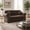 Brown + Velvet + 2 Seat, variant on Chesterfield Sofa, Mid-Century Modern 2-Seat Velvet Loveseat with Nailhead Trim, Button Tufted Armchair with Rolled Armrests & 2 Pillows, Comfy Couch for Living Room Bedroom, Beige/White