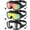 Black Iridescent & Black Goldern & Black Silver, variant on GMOX Adult Swimming Goggles 3Pack, 180 ° Panoramic HD View Anti-Fog UV Protection Leakproof