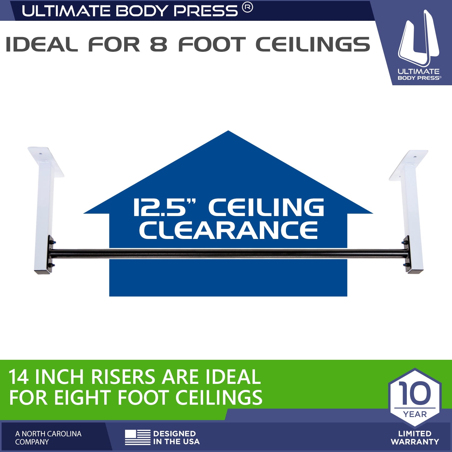 Ceiling Mount Pull Up Bar and Strap System
