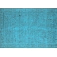 thumbnail image 1 of Ahgly Company Indoor Rectangle Oriental Light Blue Industrial Area Rugs, 5' x 8', 1 of 4