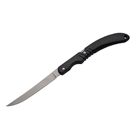 Szco Supplies 12.5"" Folding Sport Fish Fileting Knife, Black (210815)