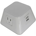thumbnail image 2 of Safco Tabletop Data/Power Module USB, AC Power, 2 of 2