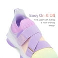 thumbnail image 5 of DREAM PAIRS Girls’ Slip-On Sneakers, Z-Strap Walking Shoes with Colorful Jelly Sole, 5 of 6