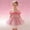Pink, variant on Dpytoraw Dress For Girls Off Shoulder Gown With Sequin Appliques Girl Party Formal Wear Girls Sleeveless Dresses For Wedding,Pink Size 3-4 Years