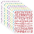 thumbnail image 4 of YAOMOBB Bright Colored Alphabet Stickers Vibrant Alphabet Sticker Sheets Creative DIY Labels for Scrapbooking and Water Bottles, 4 of 6