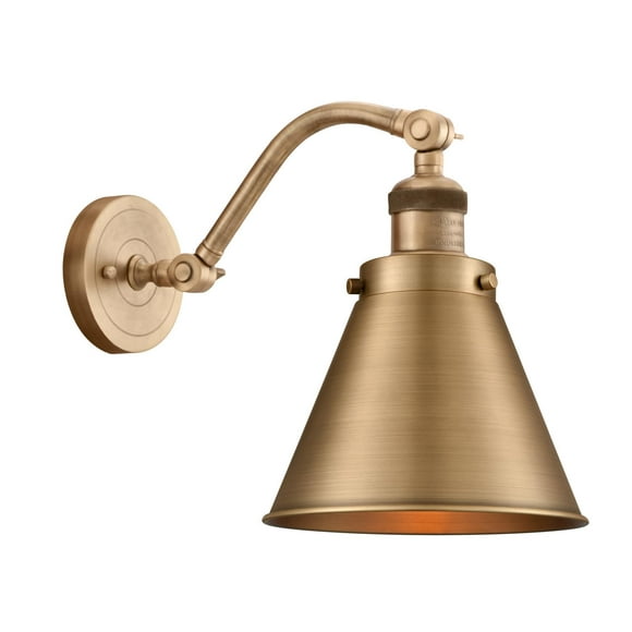 Innovations Éclairage 515-1W-BB-M13-BB-LED Ampoule Bare 1 Cordon de Lumière, Laiton Brossé