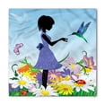 thumbnail image 1 of Flower Bandana, Lawn Blossomed Flowers, Unisex Head and Neck Tie, by Ambesonne, 1 of 2