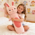 thumbnail image 4 of 21.7in Long Animal Body Pillow, Cylindrical Soft Plush Toy, Stuffed Animal for Sleeping, Cute Decorative Hugging Pillow, Comfortable Bedtime Companion, Gift, 4 of 5