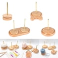 thumbnail image 2 of SIEYIO Yarn Ball Holder Wooden-Yarn Holder Dispenser Embroidery Thread Spool-Organizer, 2 of 12