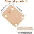 3pcs 25° Guitar Neck Shims, Solid Maple Wood Guitar Neck Shim Protection 25 Degree Guitar Neck