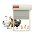 thumbnail image 1 of Automatic Chicken Coop Door, Solar Powered 2 Modes Metal Chicken Door with Timer, LED Display Controller, Programmable Auto On Off in the Morning and Evening Coop Door Opener, 1 of 8
