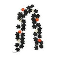 thumbnail image 2 of Halloween Decorations Black Flower Garland Hanging Vines Fake Ivy Leaves Table Decor for Garden Terrace Beach Party Wedding Decoration Thanksgiving Christmas 5.74 ft, 2 of 9