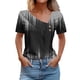 thumbnail image 1 of Camisetas de Manga Corta para las Mujeres Impresas Primavera Verano Botón de la Camiseta Casual, Camisetas de Mujer Casual, 1 of 4