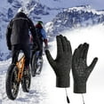 thumbnail image 4 of Heated Touchscreen Winter Gloves USB Rechargeable for Cold Weather,Thermal Warm Gloves for Men Women with Upgraded Heating,for Outdoor Skiing&Winter Activities,Soft Knit Lining Gloves, 4 of 5