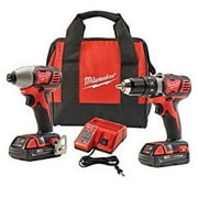Milwaukee 2691-22 18 V Cordless Compact Drill and Impact Driver Power Tool Sets